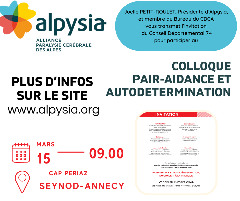 Colloque Pair Aidance Et Autodetermination