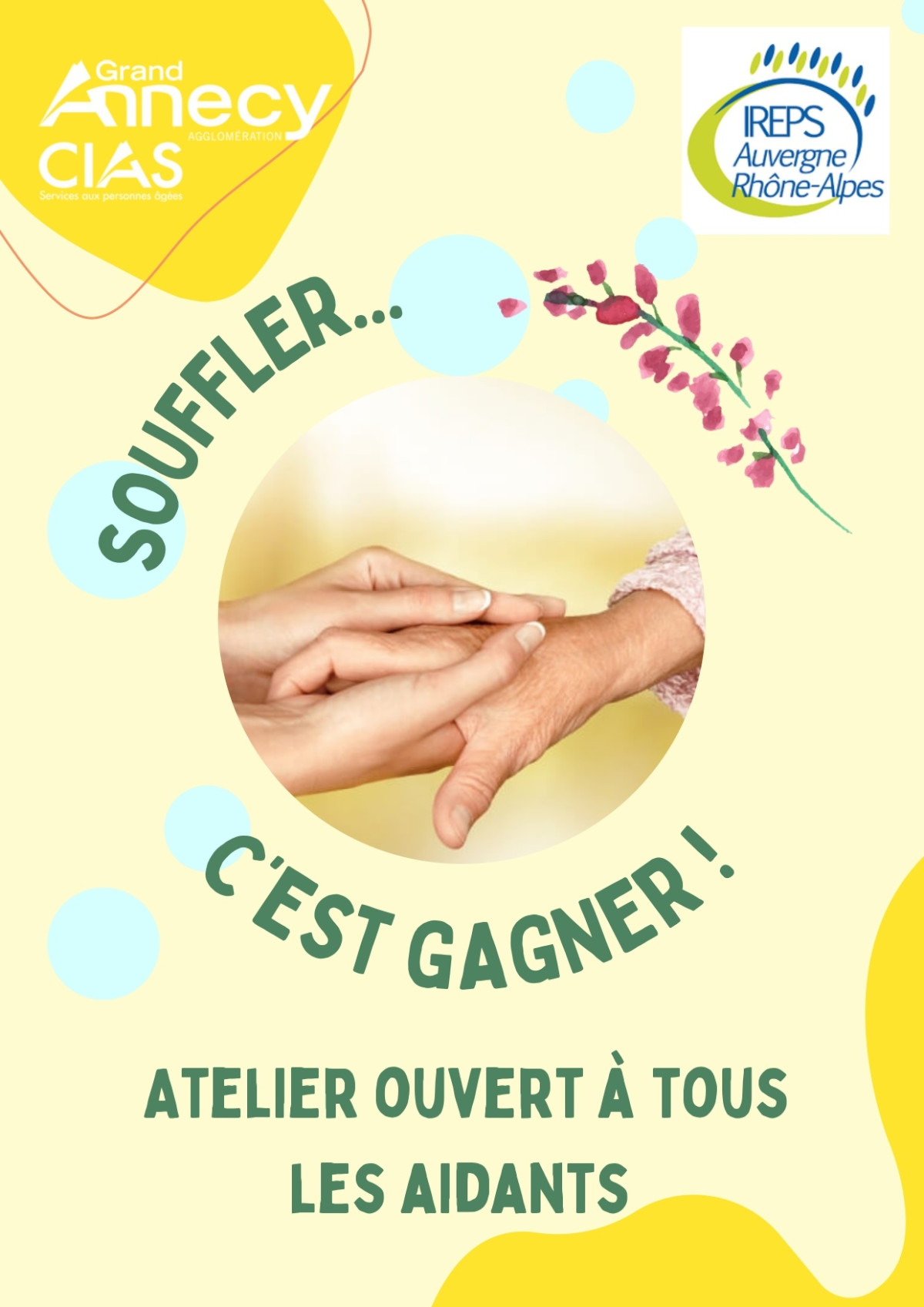 Un atelier gratuit pour tous les aidants