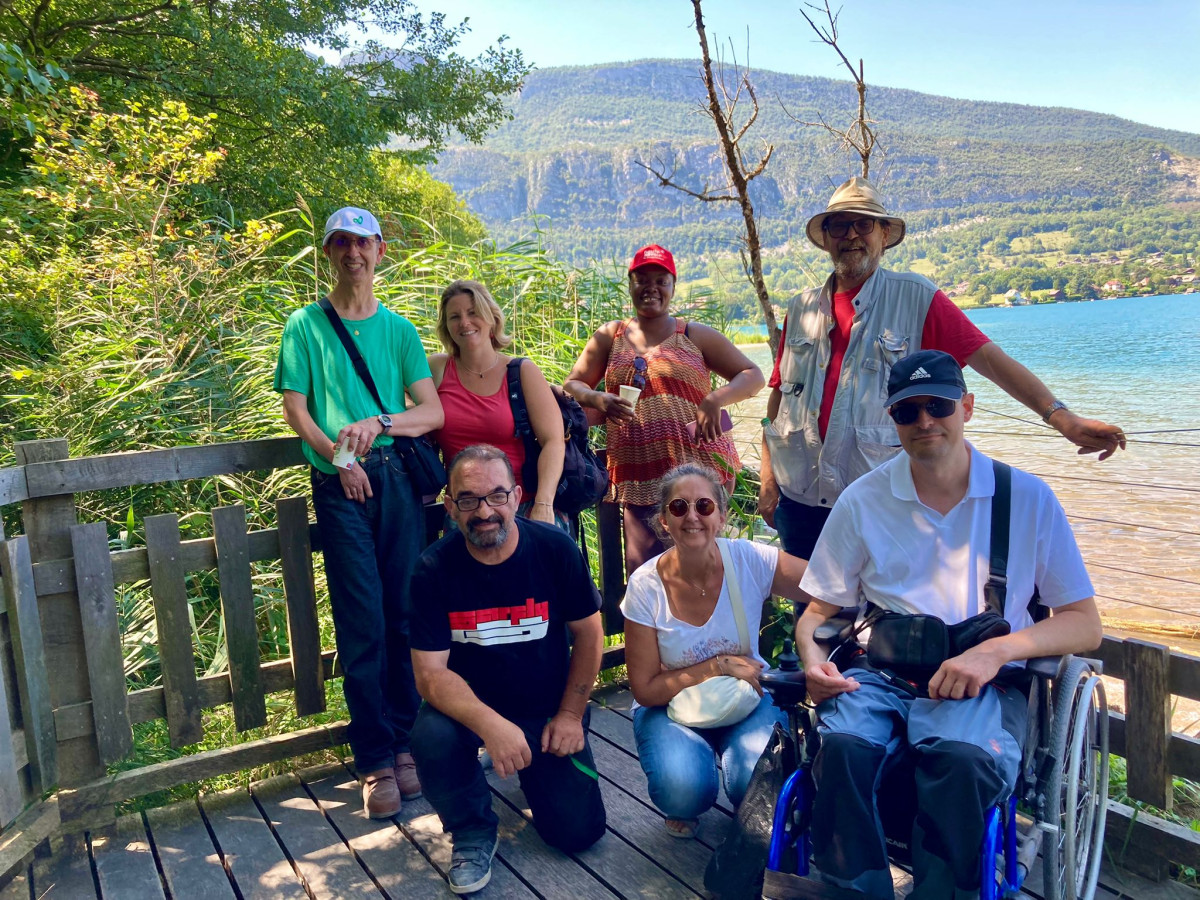 Une jolie sortie estivale avec les personnes accompagnées par le SAVS